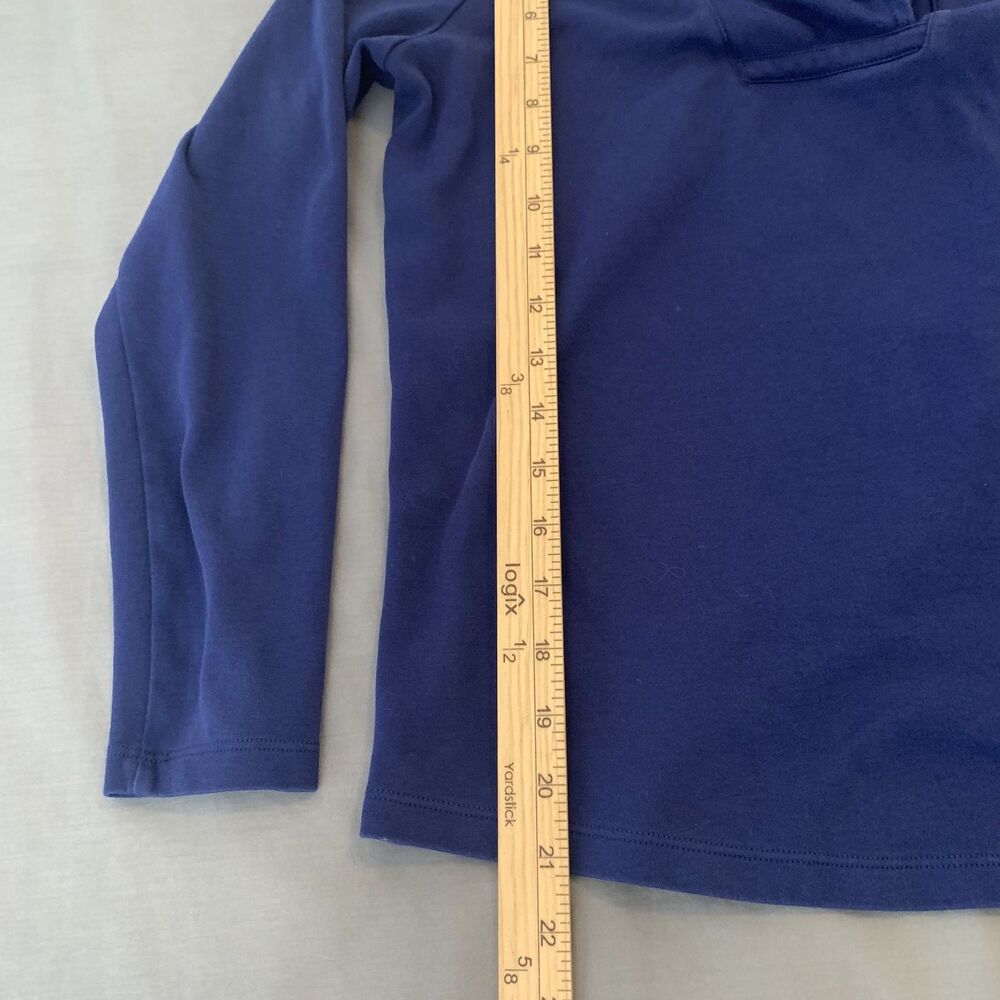 LL Bean Pullover Womens Small Petite Shawl Collar Long Sleeve Top Casual Layerin - Picture 6 of 8